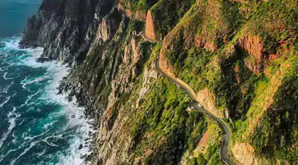 chapmans peak drive with paulsu travel tours western cape